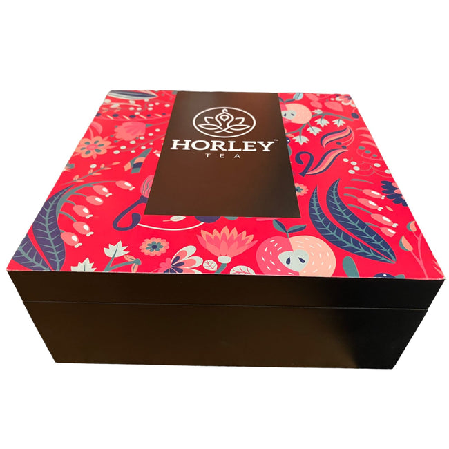 Caja de Madera de Tés e Infusiones, 90 sobres– Tienda Horley