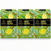 Horley Infusión de Jengibre con Limón - 3 cajitas de 20 sobres