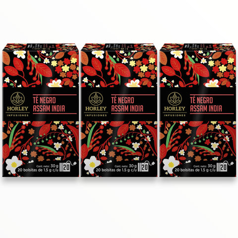 Horley black tea Assam India - box set of 10 sachets
