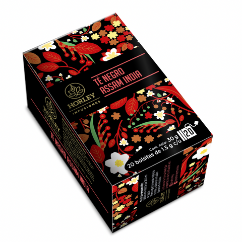 Horley black tea Assam India - box set of 10 sachets